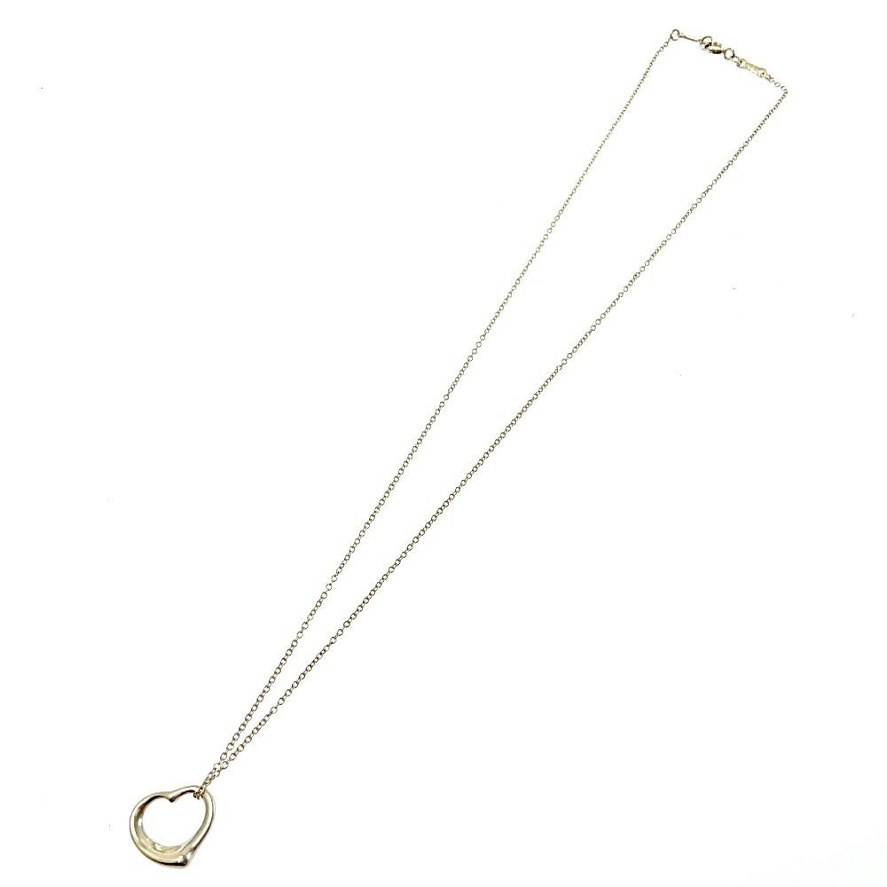 Tiffany Elsa Peretti Open Heart Necklace Silver 2639$